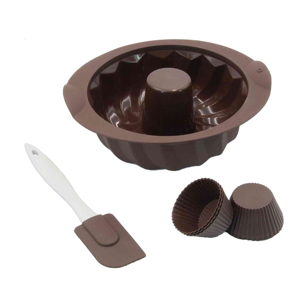 Набір форм для випічки мафінів Lessner Chef Choco, 8 предметів (10257)